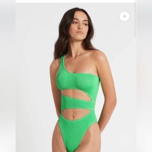 bond-eye Green Cutout One Piece Swimsuit #21